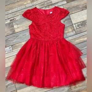 Rare Editions red dress size 6/6X